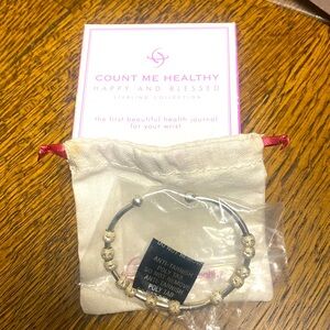 Chelsea Charles Count Me Healthy Sterling Bracelet (Golf Bracelet)